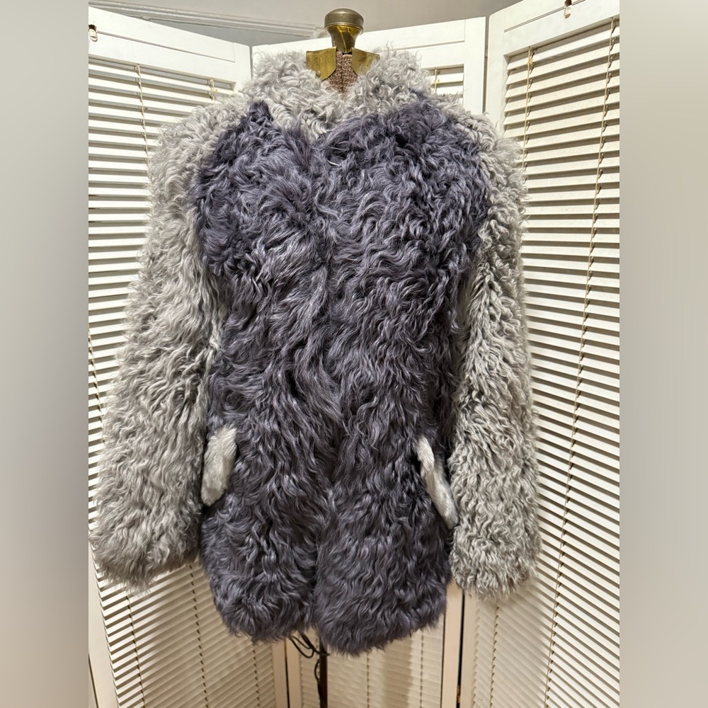 Intuition Paris Lambs Fur Coat